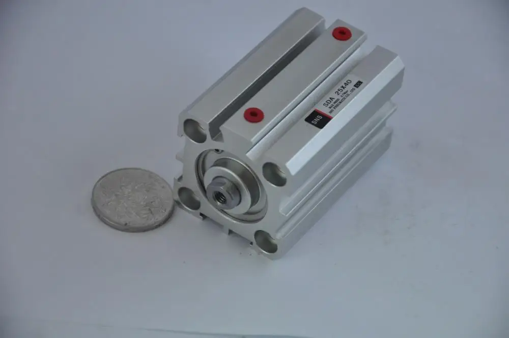 

SDA25*40 Rc1/8' compact cylinder SNS pnematic parts Airtac type actuator air cylinder Hydraulic cylinder SDA Series M10*1.25
