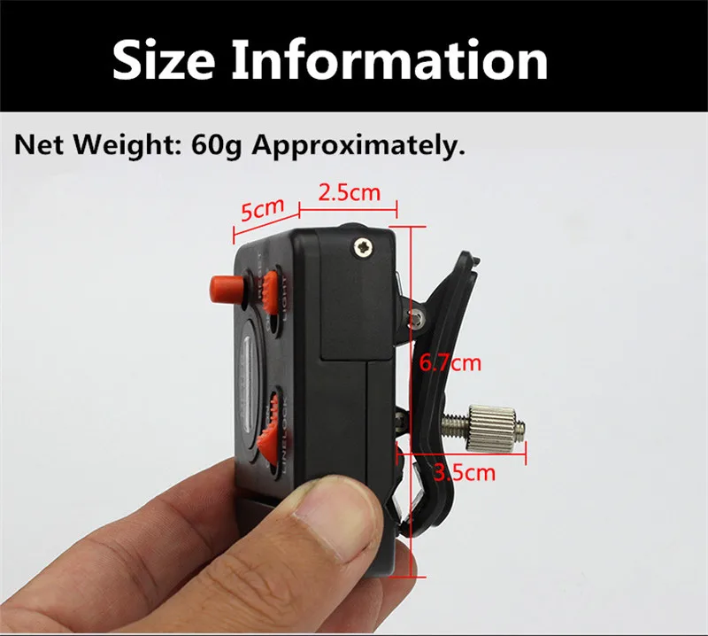 Fishing Line Counter Depth Finder Reel Meter Gauge Strong ABS Plastic 0-999M Digital Display Line Counter Sea Fishing Tackle (5)