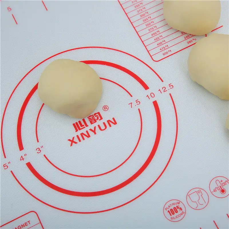 Baking Liners Dough Silicone Baking Mat sugar craft Pastry Roll Non-stick Sheet Table Pad Kitchen cooking tools