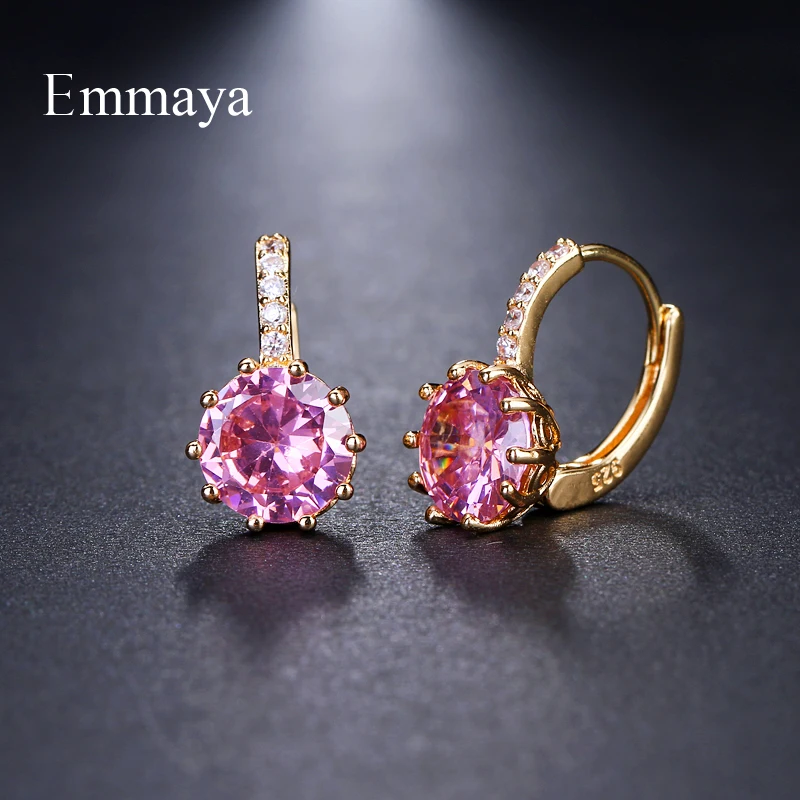 

EMMAYA Stud Earrings Fashion Shimmery AAA CZ Earrings For Women Element Gifts Wholesale Chea Factory Price