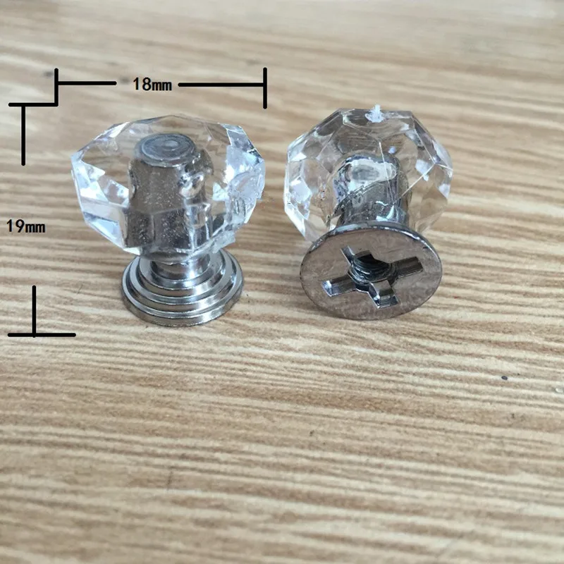 Bulk Modern White Mini Handle Acrylic Knobs and Handles Door Handle
