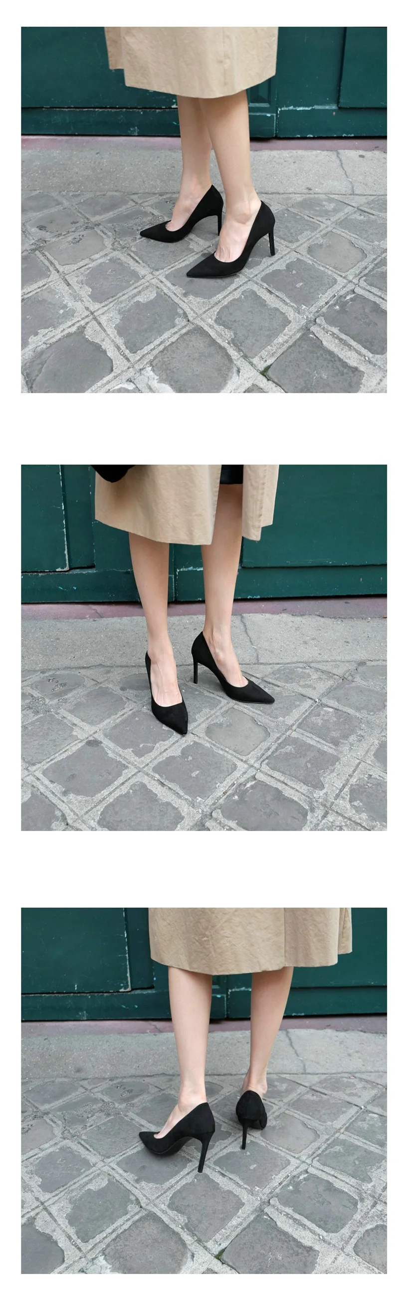 Женские туфли-лодочки туфли на высоком каблуке женские пикантные вечерние туфли на шпильке 10 см с острым носком офисные женские свадебные туфли на высоком каблуке размера плюс