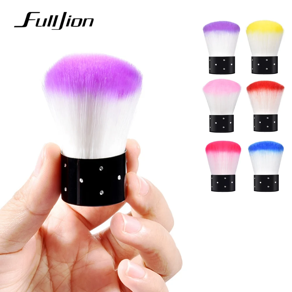 Fulljion щетка для дизайна ногтей мягкие инструменты кисти акрилового УФ гель