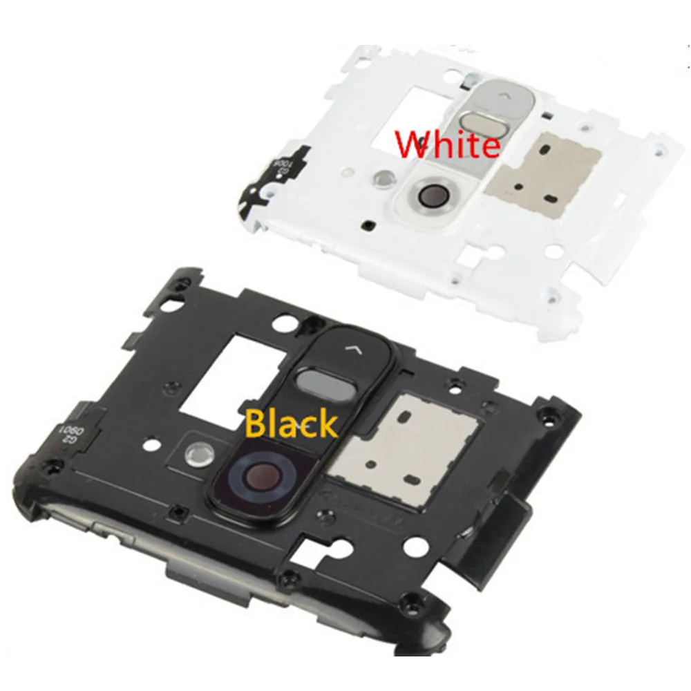 Для LG G2 D800 D801 D802 D805 задняя крышка средняя Рамка Замена! (черный/белый) | Мобильные