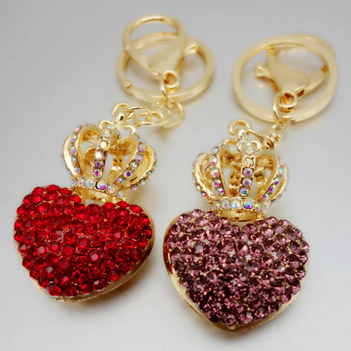Кошелек для драгоценностей adojewelo подвески стразы Хрустальная корона сердце