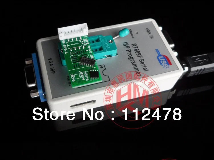 Бесплатная доставка 100% оригинальный новейший RT809F ISP программатор/RT809 ЖК usb