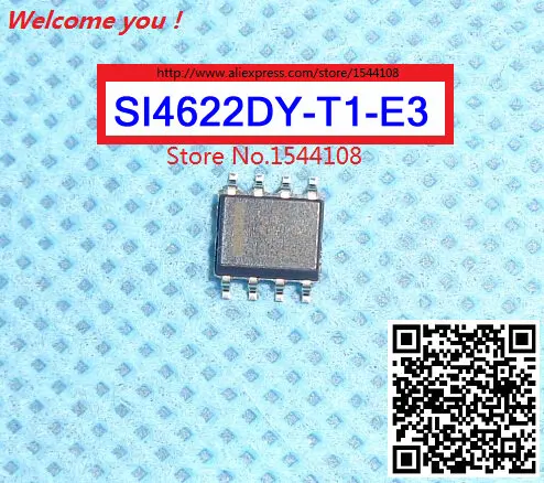 FREE SHIPPING SI4622DY-T1-E3 MOSFET N-CH D-S 30V 8-SOIC 4622 SI4622DY 10PCS | Электронные компоненты и