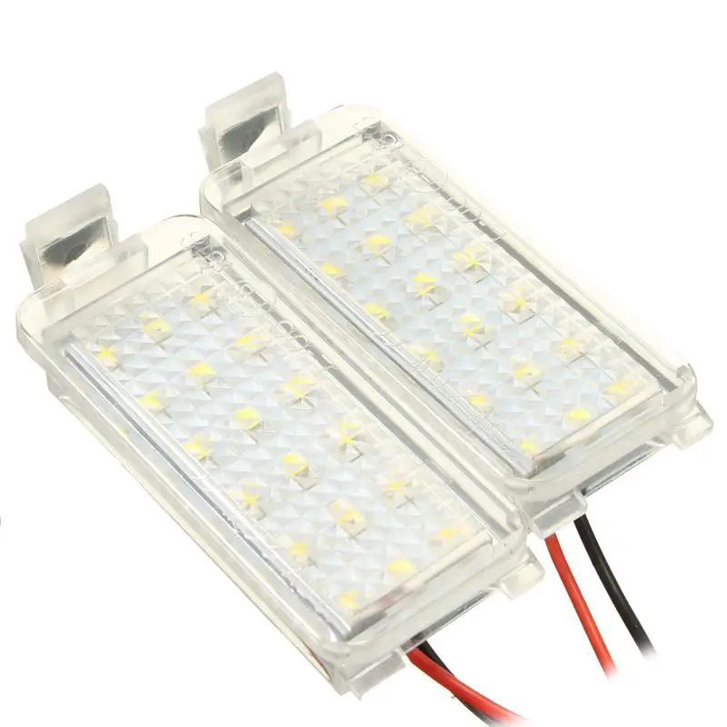 

2Pcs/Pair Car License Plate Light LED Number Lamp 18 LED White Light For Ford Falcon FG BA/BF XR 6/8