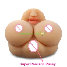 man sex toy sex products with nose mouth vagina big breast oral sex doll for man