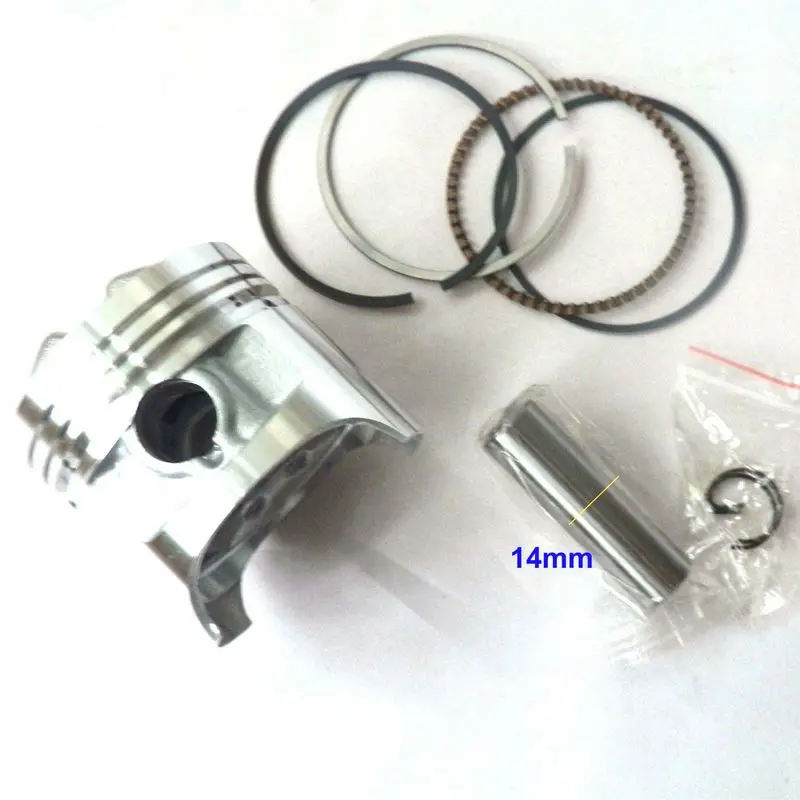 Piston Rings Wrist Pin 57mm Kit for Suzuki GS125 Motorcycle 14mm Pinin