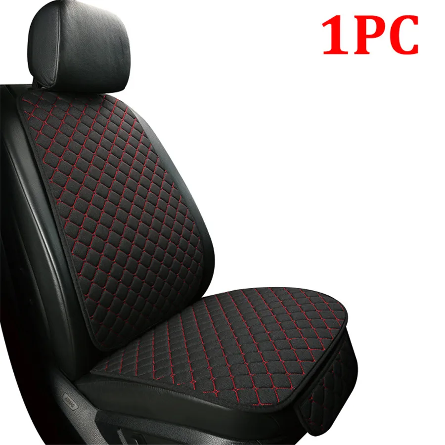 

1 Piece Car Front Seat Cushions Linen Car Seat Protector Automobile Seat Cushion Pad Mat