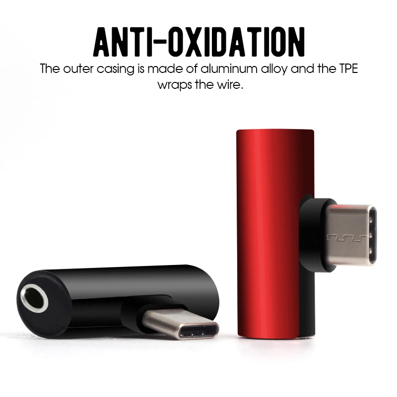 3 5 мм Тип C адаптер для мобильного телефона наушники аудио Adpater Xiaomi Android USB