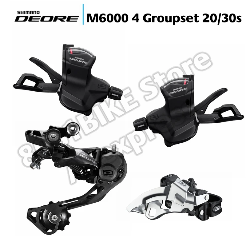 

Shimano DEORE M6000 / M610 / M615 Trigger Shifter + Rear Derailleur + Front Derailleur Groupset