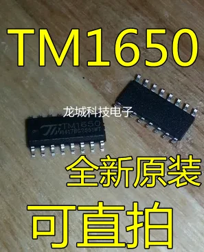 Совершенно новый оригинальный TM1650 SOP16 8 * 4-разрядный привод цифровой чип трубки |