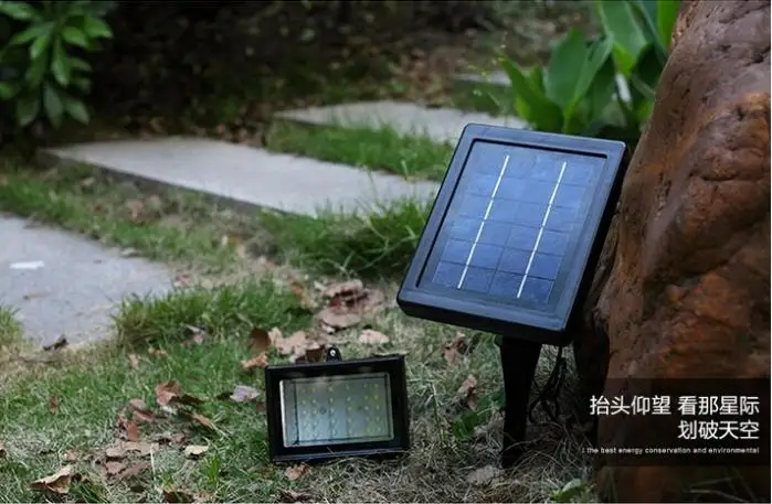 Солнечные 54led перезаряжаемые прожекторы садовый фонарик с защитой от воды датчик движения осветленный Солнечный свет наружная инфракрасная солнечная панель