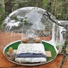 Hot sale Clear Bubble Camping Tent inflatable transparent bubble snow globe tent for sale