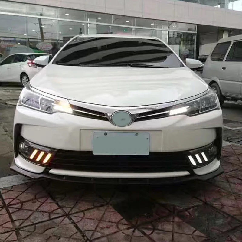 Vlan Led Daylight For Toyota Corolla 2017 White Daytime Running Vlan Led Daylight For Toyota Corolla 2017 White Daytime Running Lights Drl Front Fog Lamp In Car Light Embly From Automobiles Motorcycles On