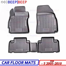 Для Mazda 5 2005-2010 автомобильные коврики ковры автомобильные коврики водонепроницаемый пылезащитный Стайлинг Защита интерьера
