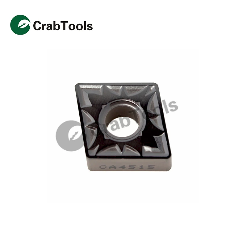 

Crab Tools KYOCERA 10PC CNMG120408ZS CA4515 Metal Turning Lathe Tools Turning Cutter Carbide Insert CNC Tool Tip Machine