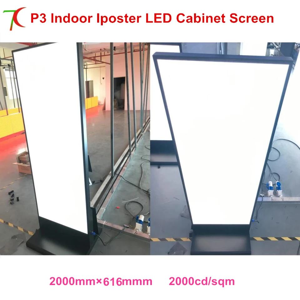 

Factoy directly sales diy indoor smd 2121 iron cabinet led display customized poster