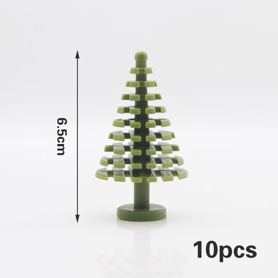 lego city military accessories Flower tree plants Building Blocks