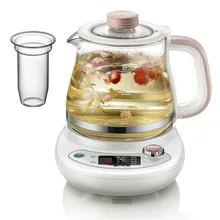 220 V 300 W 0.8L чайник для поддержания здоровья Электрический чайник сжигание воды толстое боросиликатное стекло многофункциональная изоляция