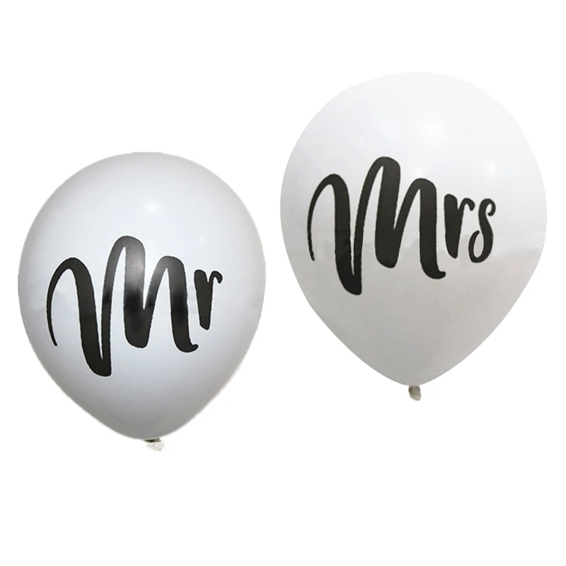 

10pcs Mr Mrs Balloon Wedding Engagement Party Decoration Bridal Shower Balloon Wedding Party Decoration