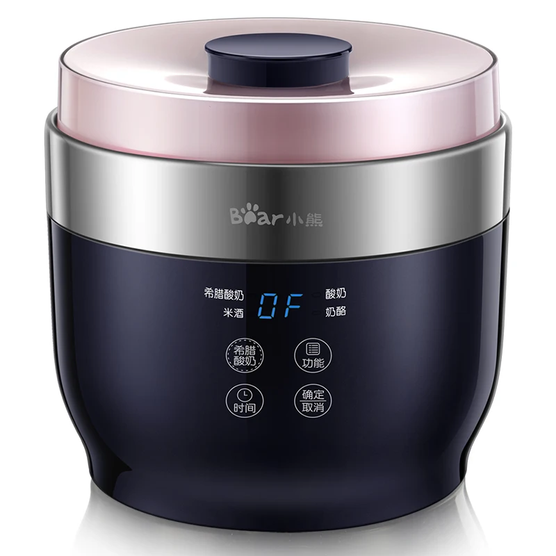 

Automatic Yogurt Machine Porcelain Cup Homemade Cheese Microcomputer Control 4 Cups 1L