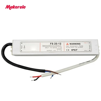 

5V 12V 24V 36V Waterproof LED Power Supply 110V/220V IP67 20W LED Driver Transformator Switching Power Supply