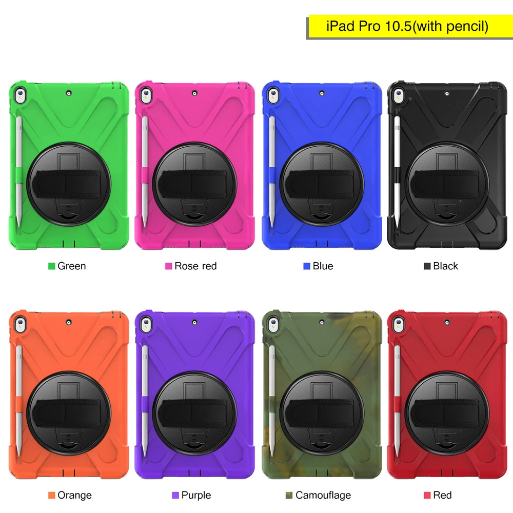 Heavy Duty Kids Safe Case For Apple Ipad Pro 10 5 Pc Silicon Stand Hand Shoulder Strap Tablets Shell Cover For Ipad Pro 10 5 Tablets E Books Case Aliexpress