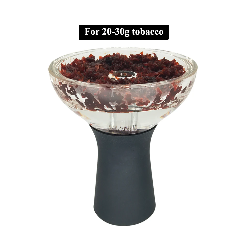 Najtaniej LOMINT szkło odporne na ciepło miska na fajki wodne cybuch do shishy Chicha DIY akcesoria do Kaloud lotus Modern Narguile China plant