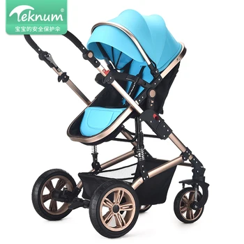 

High landscape children's stroller can sit and adjust easy to fold ultra light 0-3 years old newborn baby stroller