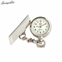 Модные часы унисекс арабский металл фибула медсестра белый циферблат кварцевые карманные часы подарок wholesaleF3