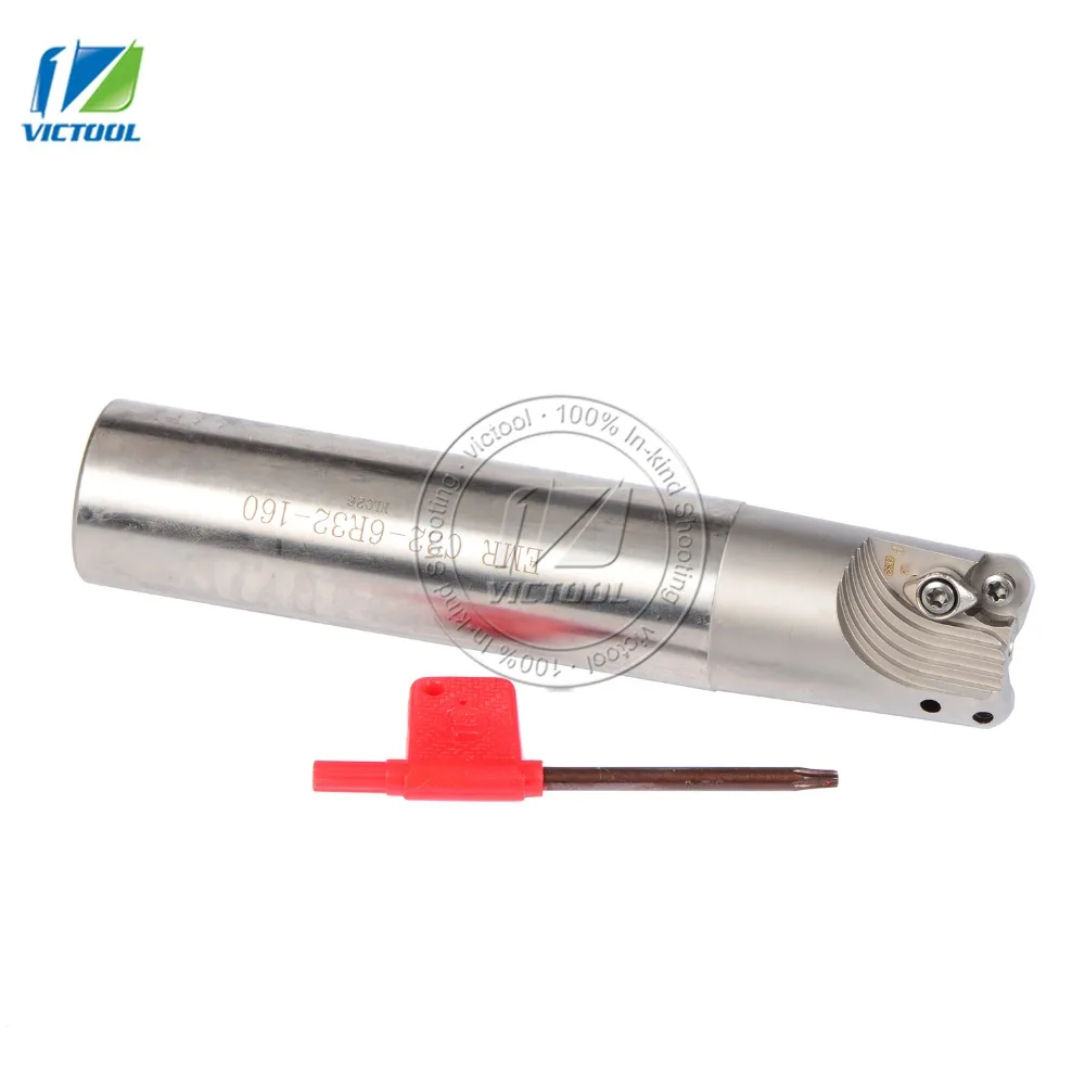 EMRC32-6R32-160-2T indexable End Mill,Milling tool Holder for CNC Milling Machine,160mm Length, for Inserts EMRC32-6R32-160-2T indexable End Mill,Milling tool Holder for CNC Milling Machine,160mm Length, for Inserts