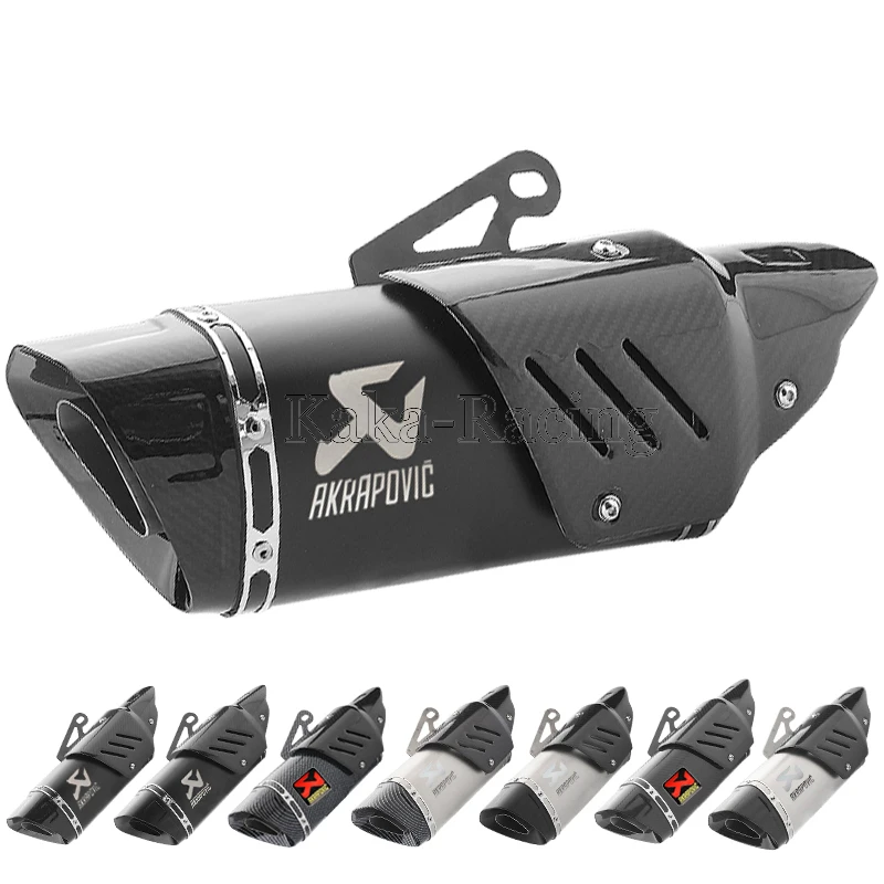 Универсальный Akrapovic мотоцикл глушитель труба с тепловой защитой Escape Moto для Honda