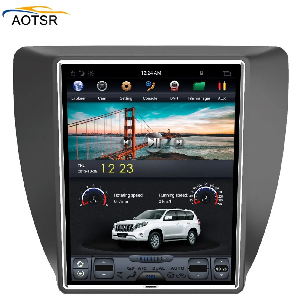 Cheap Tesla Style BIG Screen Android 7.1 car gps navigation head unit For Volkswagen/VW Jetta 2011+ car radio stereo free map no dvd 5