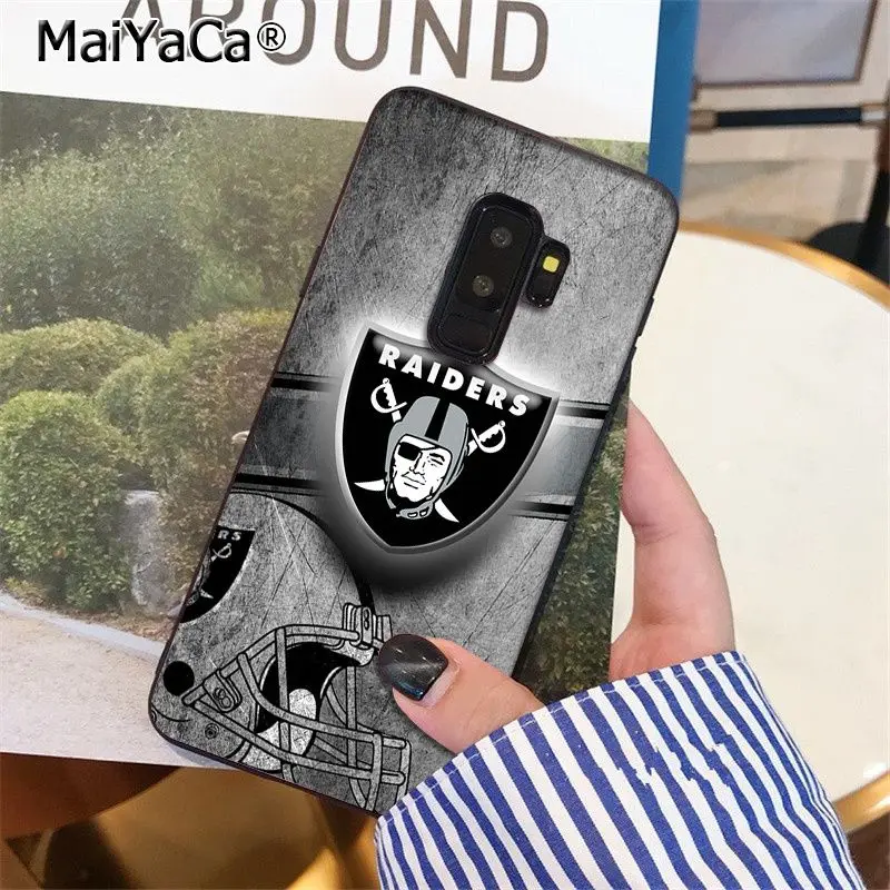 MaiYaCa Oakland Raiders высокое качество чехол для телефона для samsung S9 S9 плюс S5 S6 S6edge S6plus S7 S7edge S8 S8plus - Цвет: A15