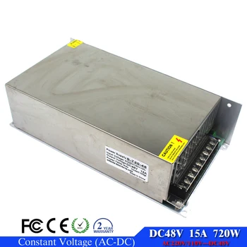 

720W 48V 15A Single Output Switching power supply Driver Transformers 110V 220V AC to DC48V smps For CNC Machine DIY LED CCTV