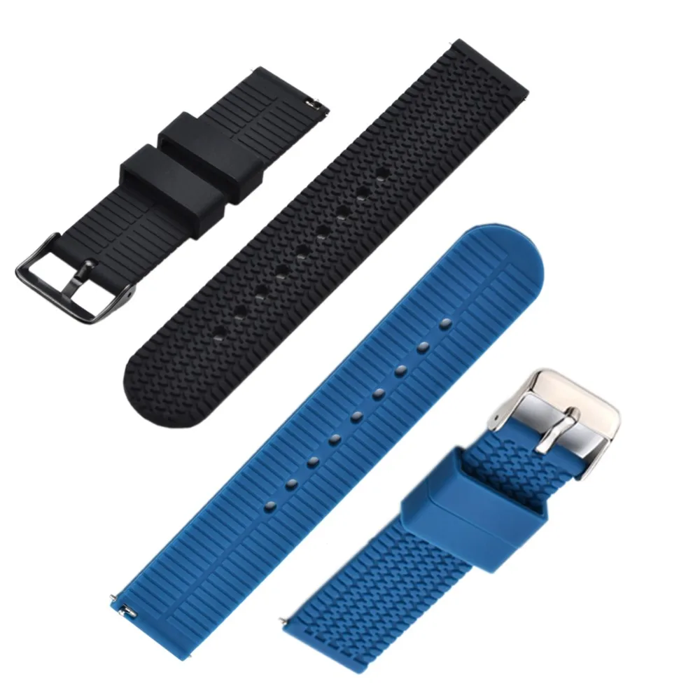 Bemorcabo 2pcs Quick Release Watch Bands 18mm, 20mm or 22mm Soft