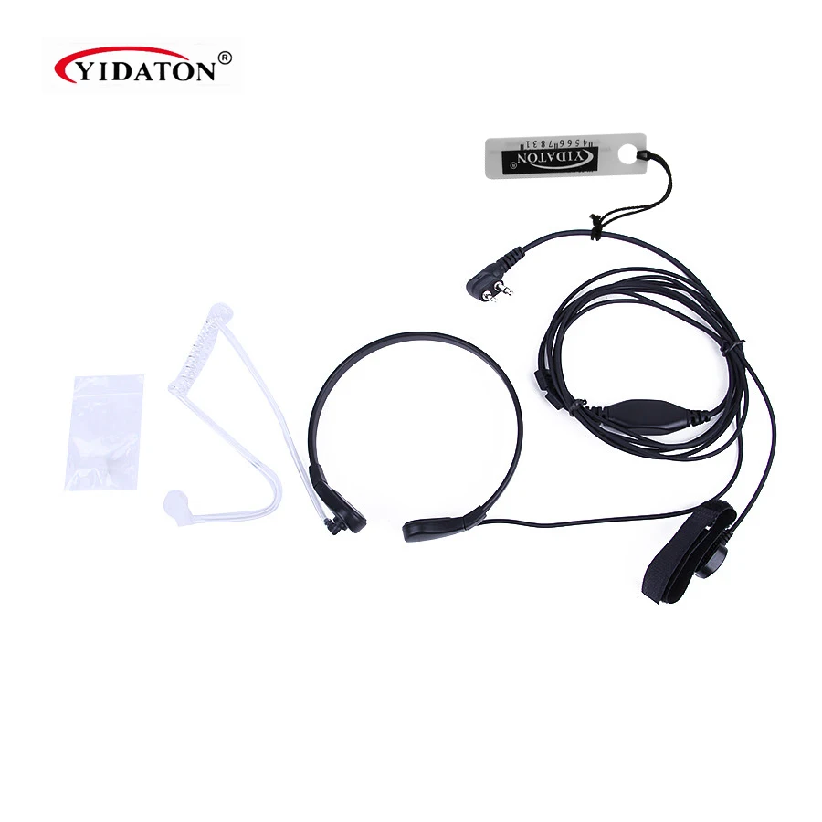 New Throat Headset M Plug Earpiece Earphone font b Walkie b font font b Talkie b
