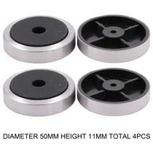 4 шт. усилитель футов 50x11 мм пластик алюминиевая изоляция аудио динамик вертушка компакт-диск DAC плеер стенд базовый Коврик Pad DIY