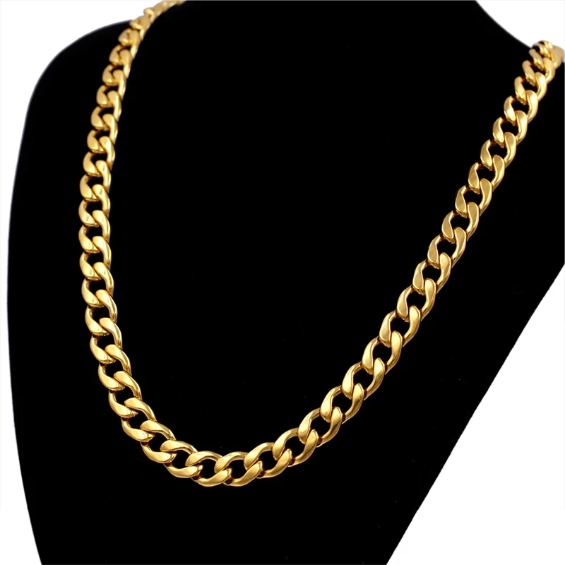 Hip Hop Cuban Link Chain Necklace 