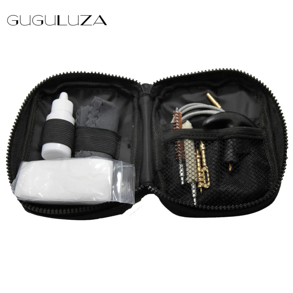 

GUGULUZA Hunting Cleaning Maintenance Kit Hunting Tool Tactical Compact Pouch Rifle Gun Cleaning Kit .30 cal