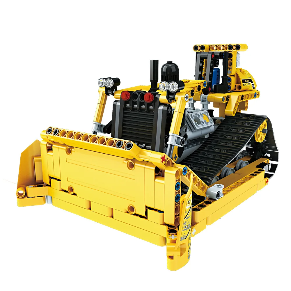 

Yeshin 13015 Remote Control Truck Kids Toys The Crawler Bulldozer Set Building Blocks Bricks Assembly Truck Toys Christmas Gifts