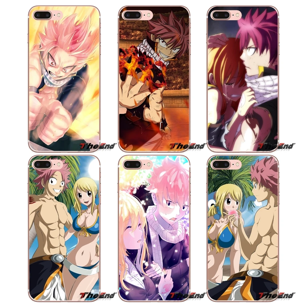 

Fairy Tail Natsu And Lucy Soft Case Cover For Xiaomi Redmi 4 3 3S Pro Mi3 Mi4 Mi4i Mi4C Mi5 Mi5S Mi Max Note 2 3 4 Cover Coque