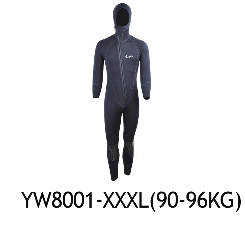 5MM-YW8001-XXXL YONSUB подводное плавание передняя молния 5 мм длинные или короткие Рукава Неопрен для мужчин дайвинг подводное плавание гидрокостюм подводный Охота серфинг купальник - Цвет: 5MM-YW8001-XXXL