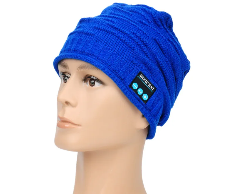 Рождественский подарок! Новое поступление Шапка бини с Bluetooth вязаная зимняя