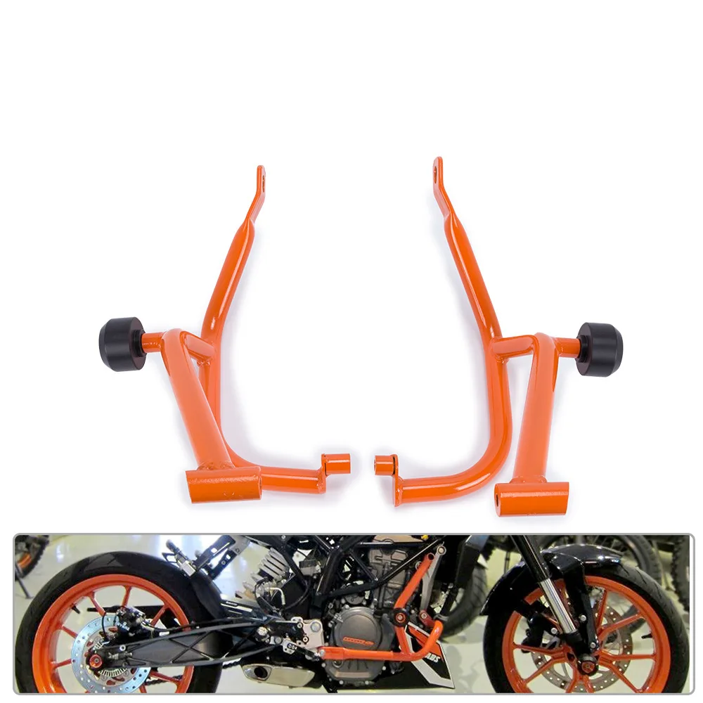 

Motorcycle Engine Bumper Guard Crash Bars Protector Steel For KTM Duke 200 2013 2014 2015 2016