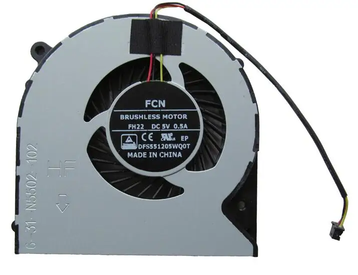 Новинка охлаждающий вентилятор для процессора MACHENIKE F57 D5R D1 D1T D2 D3 N550RC FH22 DFS551205WQ0T