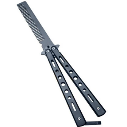 Тренировочный нож бабочка тренировочный из нержавеющей стали|butterfly knife comb|knife
